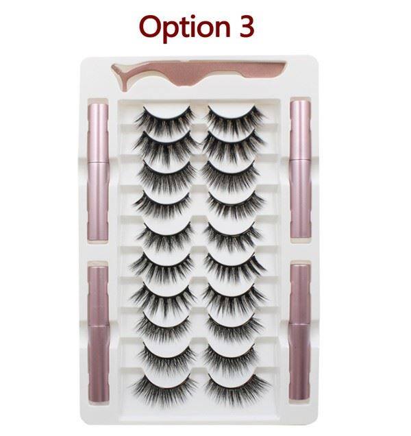10 Pairs Colored Magnetic Lashes