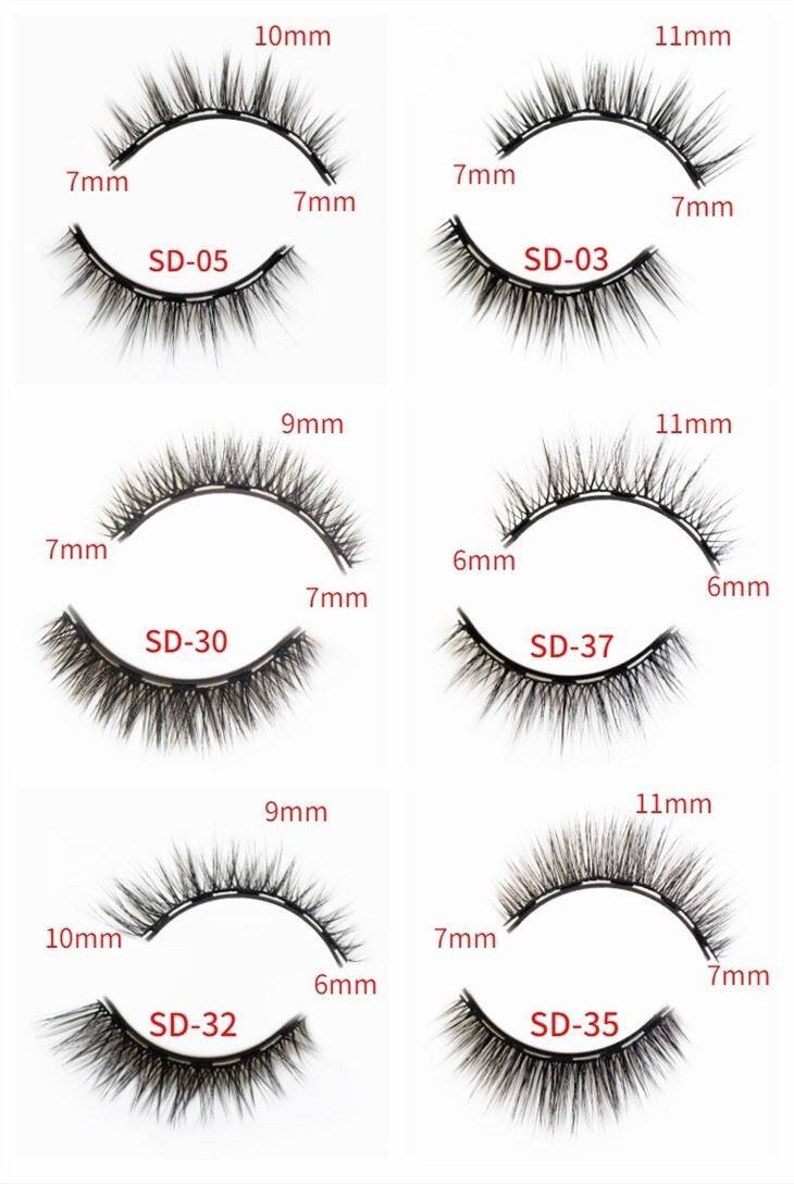 2 Pieces Magentic Eyeliners With 10 Pairs Magnetic Fake Lashes