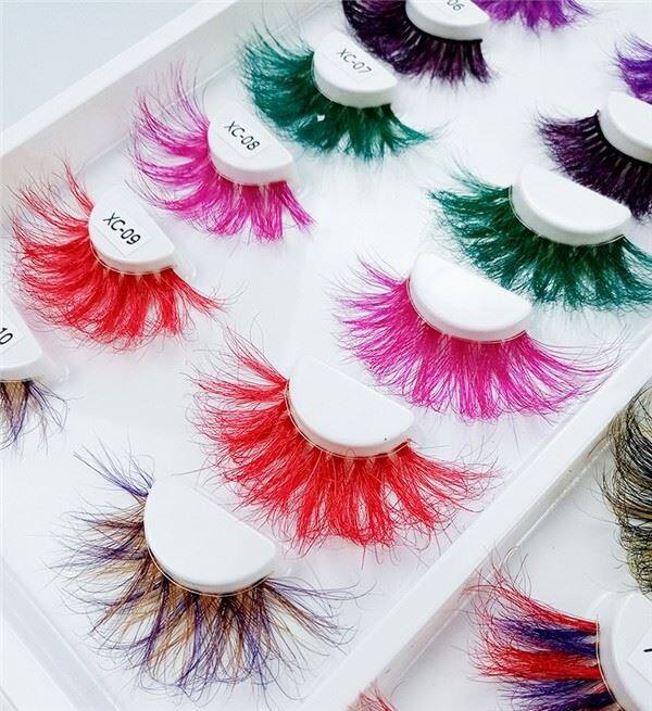 25mm Colored Mink Lashes