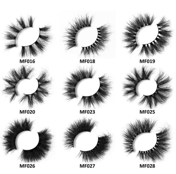 25mm Fluffy Mink Lashes 5D Style