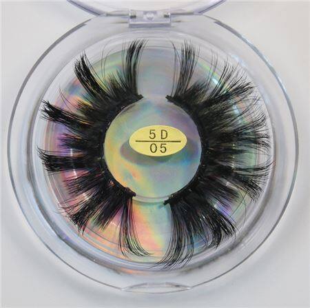 5D Synthetic Fiber 25mm False Lashes