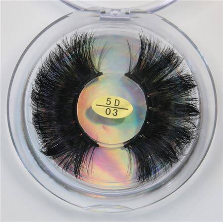 5D Synthetic Fiber 25mm False Lashes
