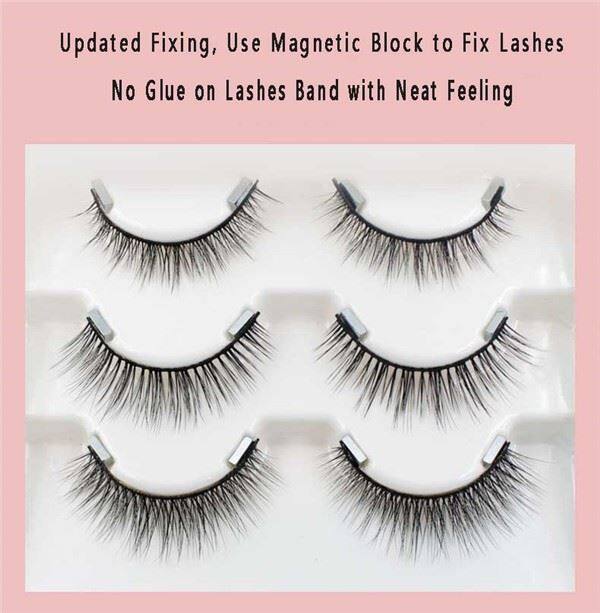 7 Pairs Invisible Magnetic Lashes Kit