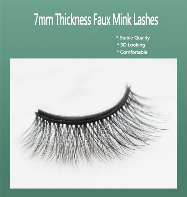 7 Pairs Magnetic Eyelashes With 2 Eyeliners