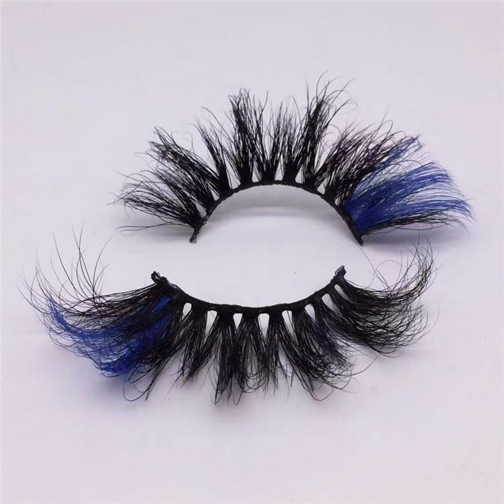 Faux cils de vison coloré