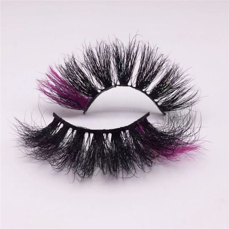 purple mink eyelashes