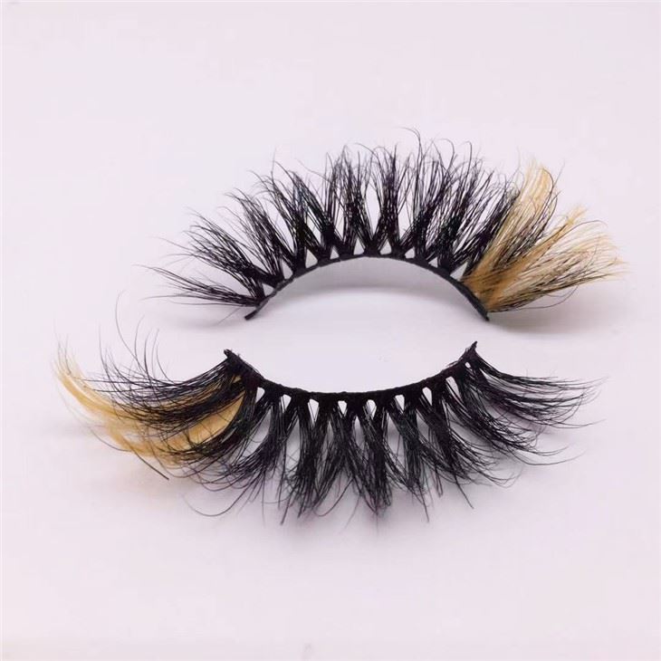 yellow mink eyelahes