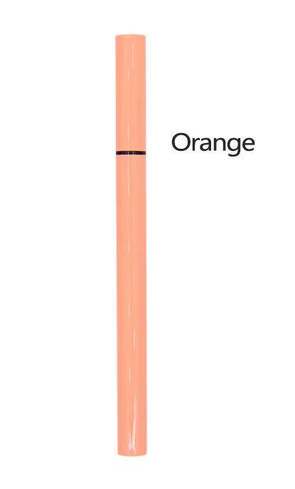 Orange sticky eyeliner