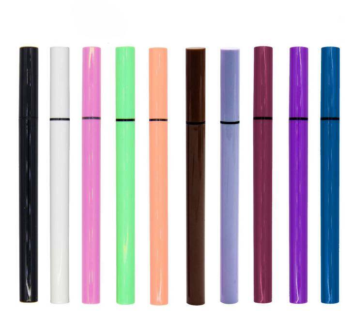 مژه های رنگارنگ چسب چسبیده است