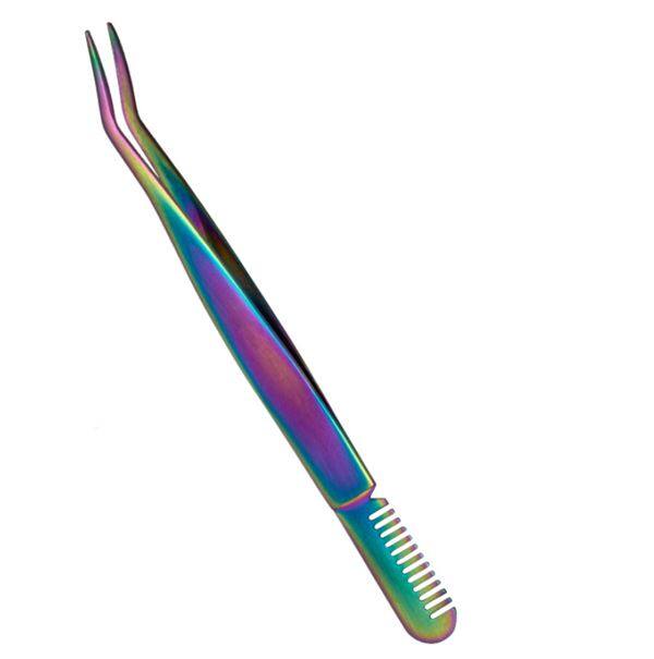 Colourful Comb Lash Tweezers