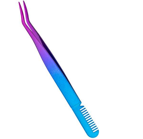 Colourful Comb Lash Tweezers
