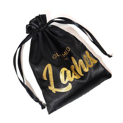 Prispôsobené saténové vrecúška s umelými riasami