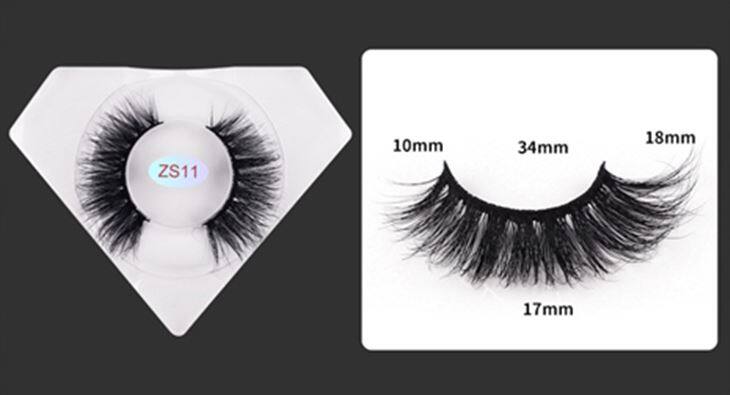 Diamond Box With Mink Lashes