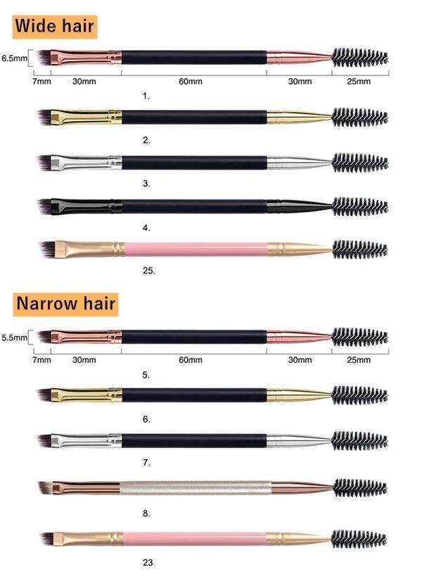 Eyebrown Brushes With 2 Heads