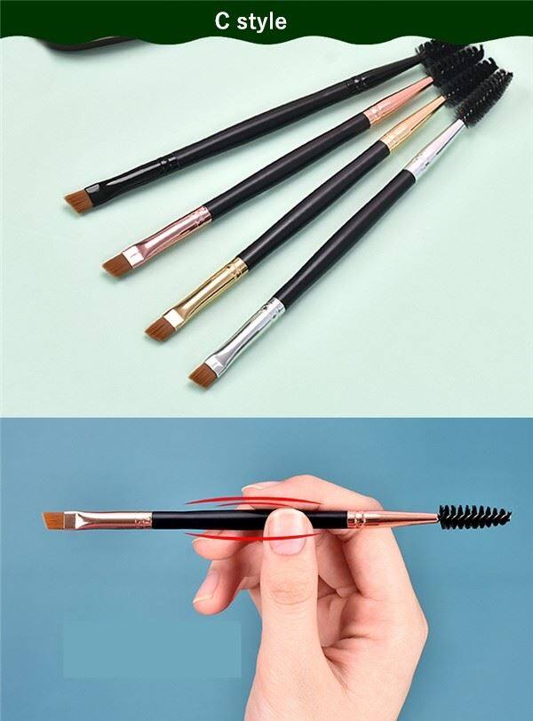 Eyebrown Brushes With 2 Heads