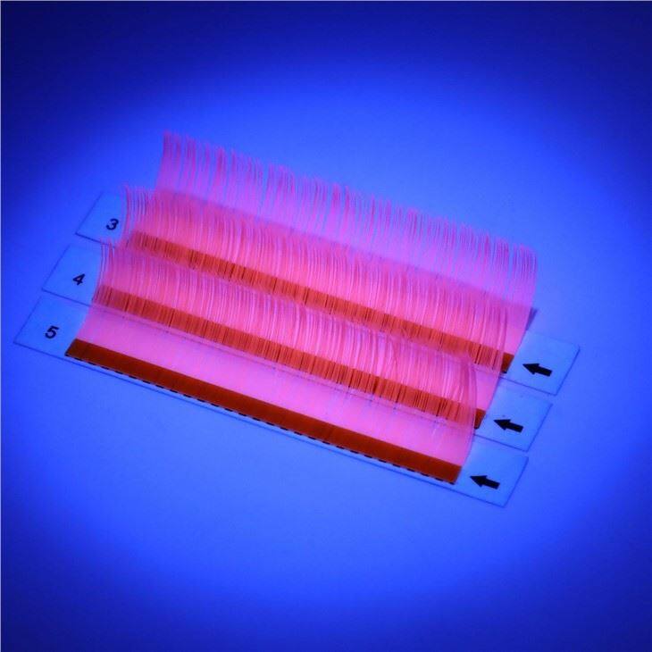 pink lashes extensions