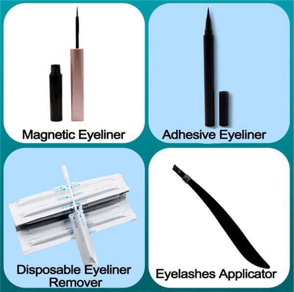 Invisible Magnetic Eyelashes And Eyeliner Kit