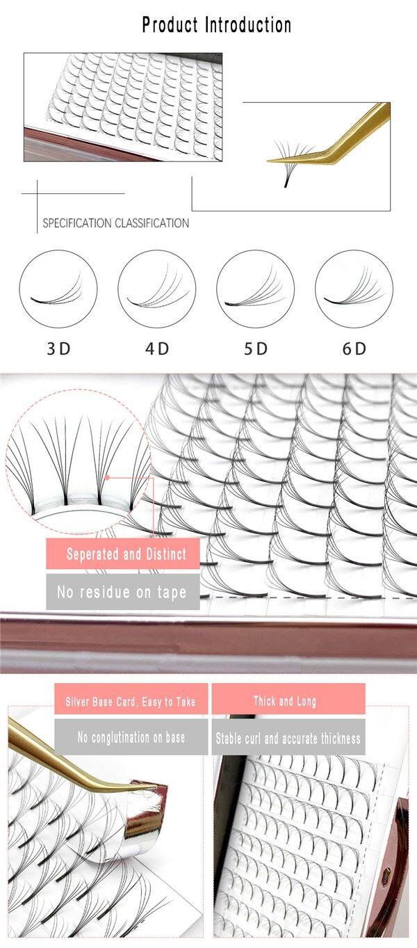 Long Base Cluster Lashes