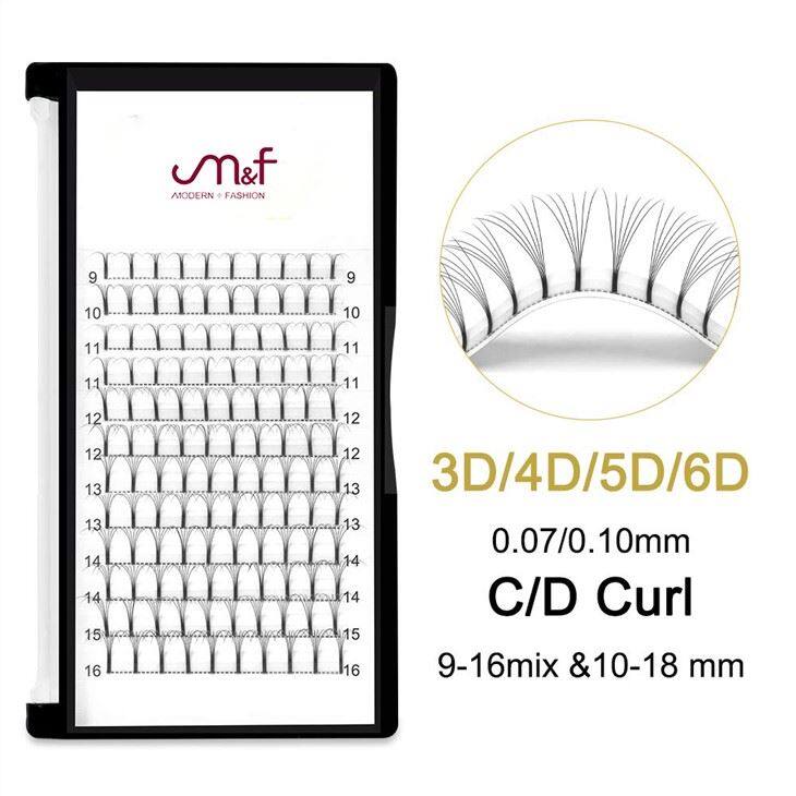 Uzun Saplı Hazır Fan Kirpikleri