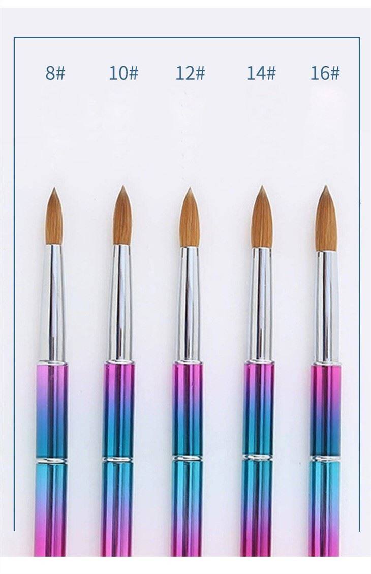 glare nail art brushes