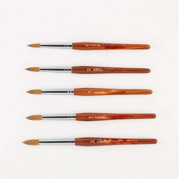 Колинская щетка для ногтей деревянная ручка