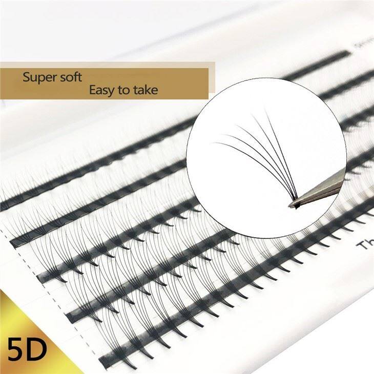 5D short fan lashes