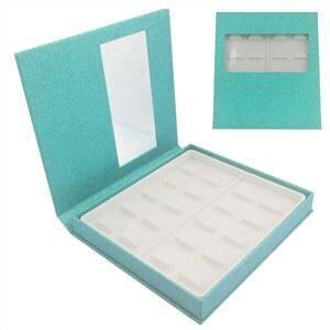 10 pares de cílios postiços de embalagem