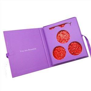 3 perechi de culoare violet gene de ambalare