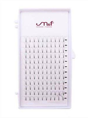 4D stutt stilkur viftu augnhár