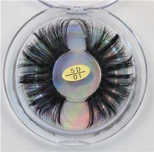 Накладные ресницы 5D из синтетического волокна 25 мм