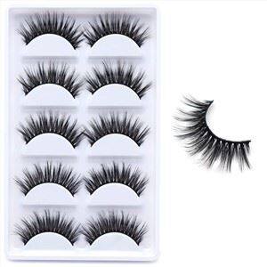 5 пар 3D ресниц из искусственной норки