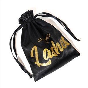 Pielāgoti mākslīgo skropstu matu satīna maisiņi