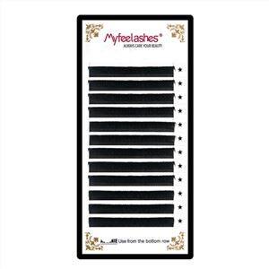 Kolay Fan Karıştırma Uzunluğu Kirpik Uzatma