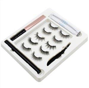 অদৃশ্য চৌম্বকীয় চোখের দোররা এবং আইলাইনার কিট