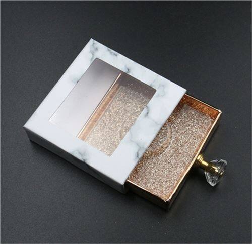 Square Shape Lashes Boxes With Drawer