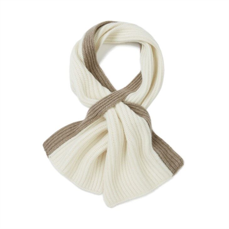 캐시미어 골지 니트 스카프