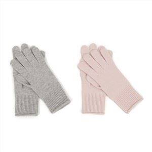 Зимни обикновени плетени едноцветни ръкавици