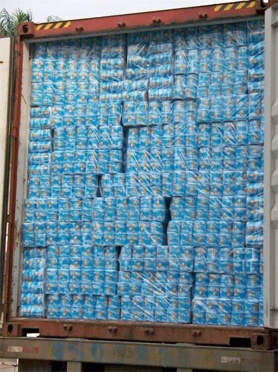 Container Loading for tissue