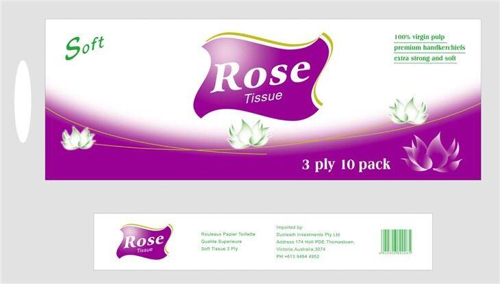 OEM Customize Brand Toilet Tissue Paper Roll