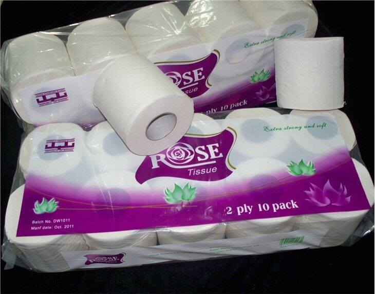 OEM Customize Marke Toilettenpapier Papierrolle