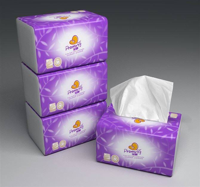 Protable Bag Pack Baby Facial Tissue