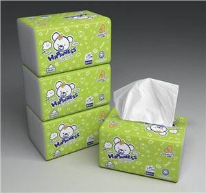 Protable Bag Pack Baby Facial Tissue