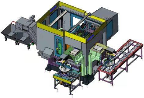 Drilling And Cutting Machine For Motorcycle Wheels