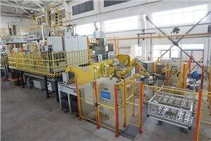 خط إنتاج الصب بالقالب ذو الضغط المنخفض