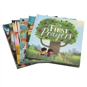 Offset Printing Series Full Color Children Book Hardback Book Printing with Greyboard Box