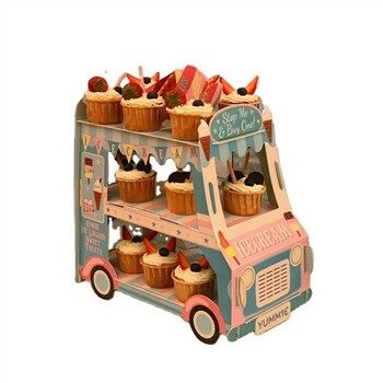 Food Safe Baking Cup Disposable Eco-Friendly Stocked Eco Friendly Party Cake Stand