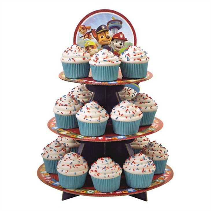 Tempatan Kek Cawan Kadbod 3 tingkat