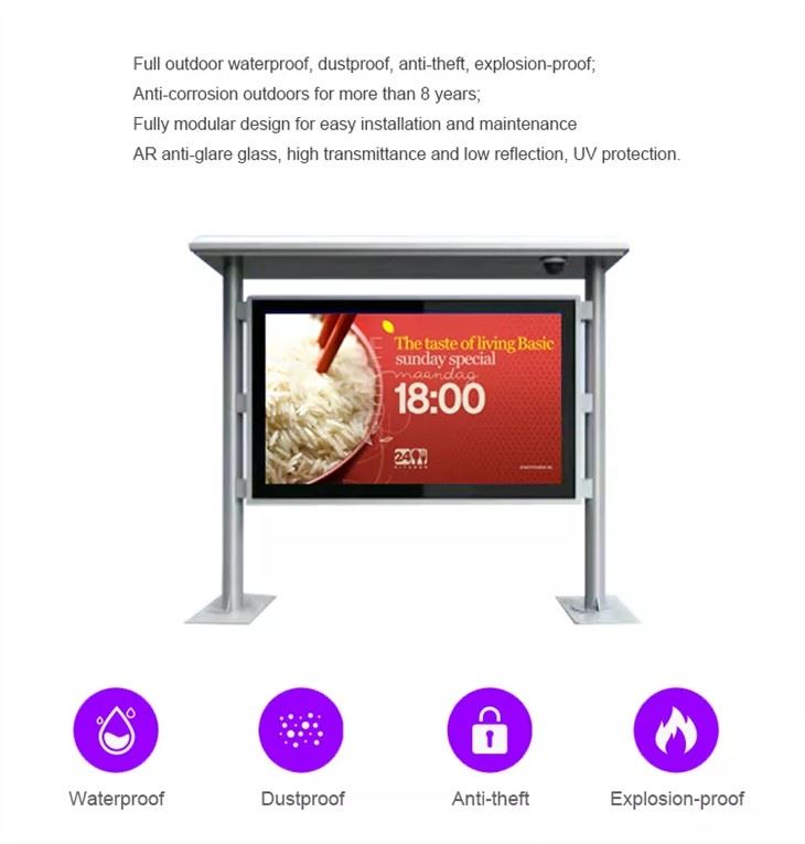 Bus Station Highlight MINI LED Advertising Machine