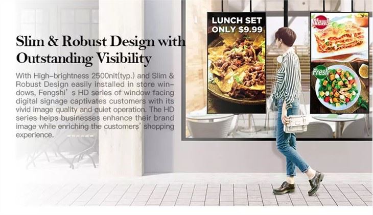 Outdoor High-brightness MINI LEd Wall-mounted Advertising Machine