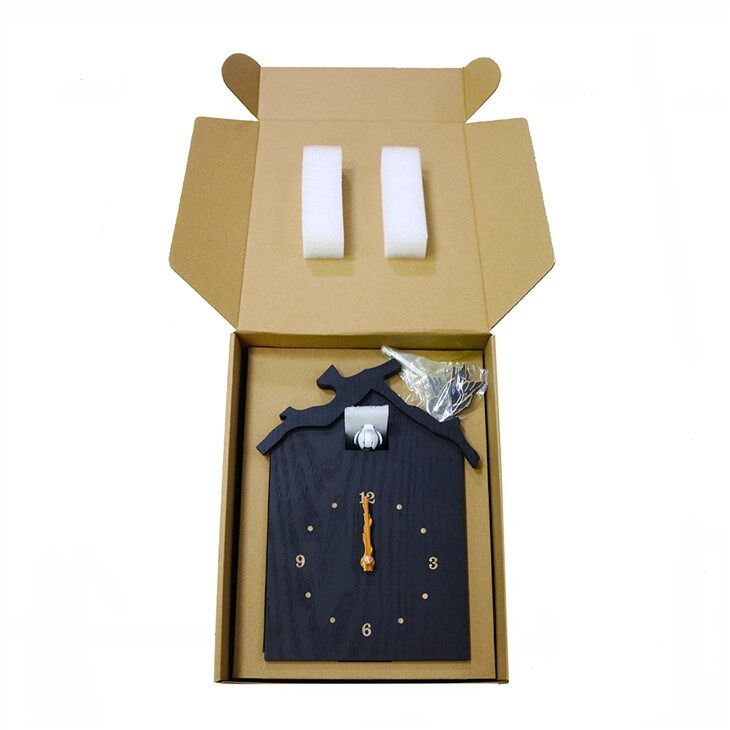 HR275 Black Classical Wooden Cuckoo Wall Clock Manufacture